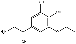 1,2-Benzenediol, 5-(2-amino-1-hydroxyethyl)-3-ethoxy- (9CI),804427-11-0,结构式