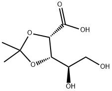 Lyxonic acid, 2,3-O-(1-methylethylidene)- (9CI) Struktur