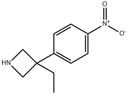 Azetidine, 3-ethyl-3-(4-nitrophenyl)- (9CI) Structure