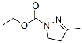 1H-Pyrazole-1-carboxylic  acid,  4,5-dihydro-3-methyl-,  ethyl  ester Struktur