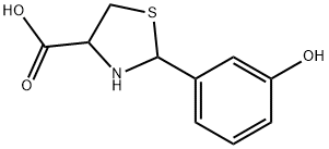 2-(3-HYDROXY-PHENYL)-THIAZOLIDINE-4-CARBOXYLIC ACID Structure