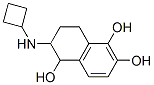 2-cyclobutylamino-5,6-dihydroxy-1,2,3,4-tetrahydro-1-naphthalenol Structure