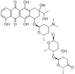 trisarubicinol,80470-08-2,结构式