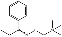 1-Phenyl-1-propanone O-(trimethylsilylmethyl)oxime,80496-48-6,结构式