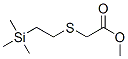 2-[2-(Trimethylsilyl)ethylthio]acetic acid methyl ester Structure