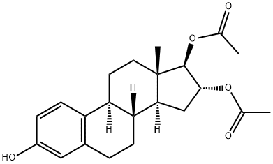 Estriol 16,17-diacetate Struktur