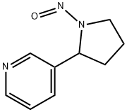 N′-ニトロソノルニコチン 化学構造式