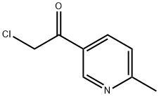 Ethanone,  2-chloro-1-(6-methyl-3-pyridinyl)- Struktur