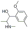Benzenemethanol, 2-methoxy-5-methyl-alpha-[1-(methylamino)ethyl]- (9CI),805180-92-1,结构式