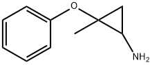 Cyclopropanamine,  2-methyl-2-phenoxy- Structure