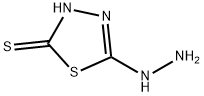 1,3,4-Thiadiazolidin-2-one,  5-thioxo-,  hydrazone  (9CI) Structure