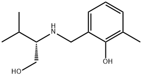 Phenol, 2-[[[(1S)-1-(hydroxymethyl)-2-methylpropyl]amino]methyl]-6-methyl- (9CI),805230-35-7,结构式
