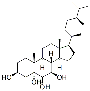 5 alpha-ergostane-3 beta,5,6 beta,7 beta-tetrol 化学構造式