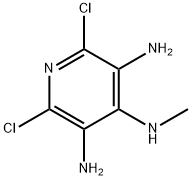 2,6-DICHLORO-N4-METHYLPYRIDINE-3,4,5-TRIAMINE Struktur