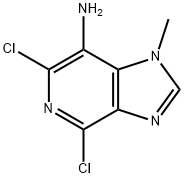 1H-咪唑并[4,5-C]吡啶-7 - 胺,4,6 - 二氯-1 - 甲基,805316-72-7,结构式