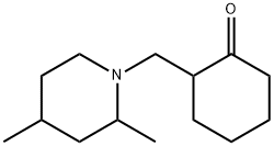 Cyclohexanone, 2-[(2,4-dimethyl-1-piperidinyl)methyl]- (9CI) 结构式