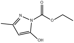 1H-Pyrazole-1-carboxylic  acid,  5-hydroxy-3-methyl-,  ethyl  ester Structure