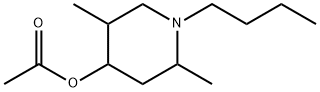 4-Piperidinol,1-butyl-2,5-dimethyl-,acetate(ester)(9CI) Struktur