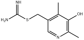 Carbamimidothioic acid, (5-hydroxy-4,6-dimethyl-3-pyridinyl)methyl ester (9CI) Structure