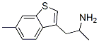 Benzo[b]thiophene-3-ethanamine, alpha,6-dimethyl- (9CI) 化学構造式