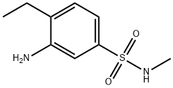 Benzenesulfonamide, 3-amino-4-ethyl-N-methyl- (9CI),805962-10-1,结构式