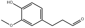 3-(4-HYDROXY-3-METHOXYPHENYL)PROPANAL 结构式