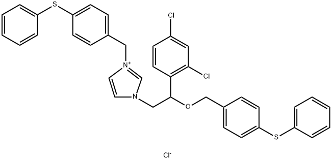 N-(4-Phenylthiobenzyl) Fenticonazole Chloride Structure