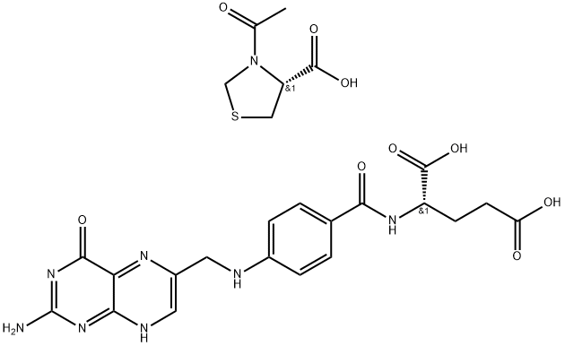 叶酸杂质10, 8064-47-9, 结构式