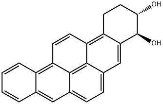 1,2,3,4-Tetrahydrobenzo(rst)pentaphene-3,4-diol trans- 化学構造式