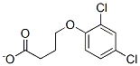 4-(2,4-dichlorophenoxy)butanoate 化学構造式
