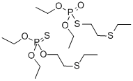 チオりん酸O,O-ジエチルO-(2-エチルチオエチル)/チオりん酸O,O-ジエチルS-(2-エチルチオエチル) 化学構造式