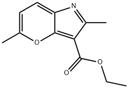 Pyrano[3,2-b]pyrrole-3-carboxylic acid, 2,5-dimethyl-, ethyl ester (9CI)|