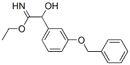 Benzeneethanimidic  acid,  -alpha--hydroxy-3-(phenylmethoxy)-,  ethyl  ester  (9CI) Struktur