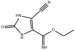 1H-Imidazole-4-carboximidic  acid,  5-cyano-2,3-dihydro-2-oxo-,  ethyl  ester,806633-19-2,结构式