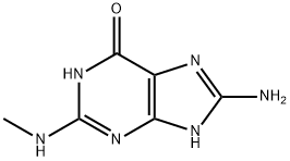 6H-Purin-6-one,  8-amino-1,7-dihydro-2-(methylamino)-  (9CI) 结构式