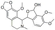 1,3-dihydro-6,7-dimethoxy-3-(5,6,7,8-tetrahydro-4-methoxy-6-methyl-1,3-dioxolo[4,5-g]isoquinolin-5-yl)isobenzofuran-1-ol,80666-03-1,结构式