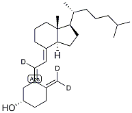 维他命 D3-[6,19,19]-D<SUB>3</SUB>,80666-48-4,结构式