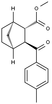 ENDO-3-(4-METHYLBENZOYL)BI-CYCLO[2.2.1]HEPTANE-EXO-2-CARBOXYLIC ACID, METHYL ESTER Structure