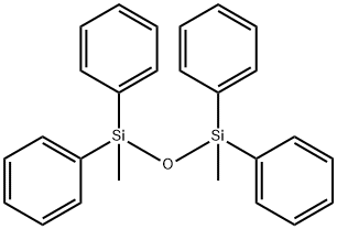 ビス(メチルジフェニルシリル)オキシド 化学構造式