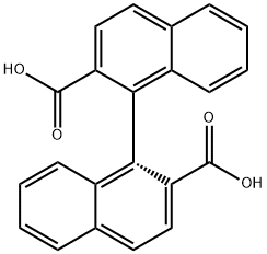 R-1,1'-BINAPHTHYL-2,2'-DICARBOXYLIC ACID Struktur