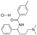 N-(4-dimethylamino-1-phenyl-butyl)-4-methyl-benzamide hydrochloride 结构式
