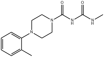 1-(4-Methylallophanoyl)-4-(o-tolyl)piperazine Structure