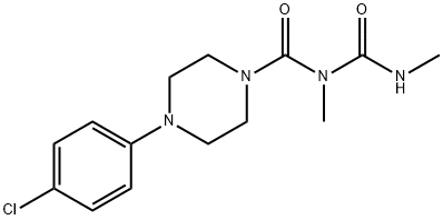 1-(2,4-Dimethylallophanoyl)-4-(4-chlorophenyl)piperazine,80712-15-8,结构式