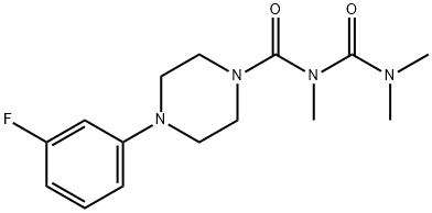 1-(3-Fluorophenyl)-4-(2,4,4-trimethylallophanoyl)piperazine|