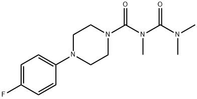 80712-25-0 1-(p-Fluorophenyl)-4-(2,4,4-trimethylallophanoyl)piperazine