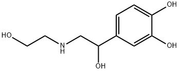 1,2-Benzenediol, 4-[1-hydroxy-2-[(2-hydroxyethyl)amino]ethyl]- (9CI) 结构式