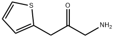 2-Propanone,  1-amino-3-(2-thienyl)- Struktur