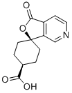 顺式-1'-氧代-螺[环己基-1,3'(1'H)-呋喃并[3,4-c]吡啶]-4-羧酸,807320-43-0,结构式
