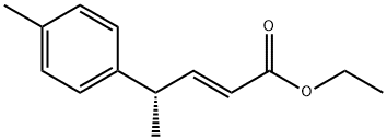 2-Pentenoicacid,4-(4-methylphenyl)-,ethylester,(2E,4S)-(9CI) Struktur