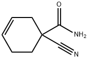 3-Cyclohexene-1-carboxamide,  1-cyano- 结构式